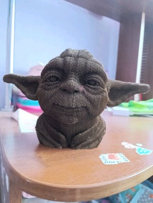 я за вечер сделала мастера Йоду