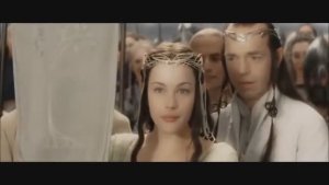 Элронд и Арвен отец и дочь Отец Элронд передаёт свою дочь Арвен Арагорну