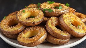Хрустящие картофельные кольца 🥔🌿