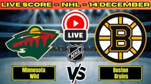Миннесота — Бостон NHL сезон 25/26 | 14.12.2025 Прямая трансляция