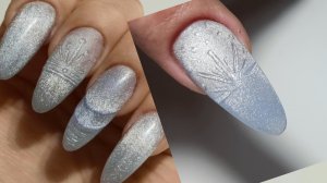 *715*Мал Гелевый типс?Увеличиваем в размере!
Наращиваю сама себе.Нежный Зимний дизайн 2026 "Кошечкой