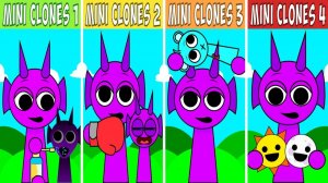 ВСЕ INCREDIBOX SPRUNKI С МИНИ КЛОНАМИ РАЗНЫХ ФАЗ #SPRUNKI