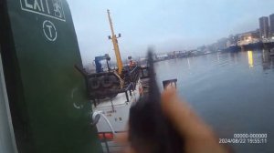 Швартовка краболова 2. " Крымский"