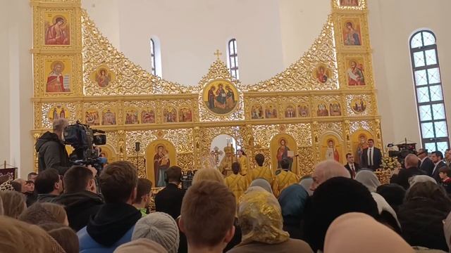 Великое Освящение храма Святого князя Владимира прошло в Крылатском с участием Патриарха Кирилла