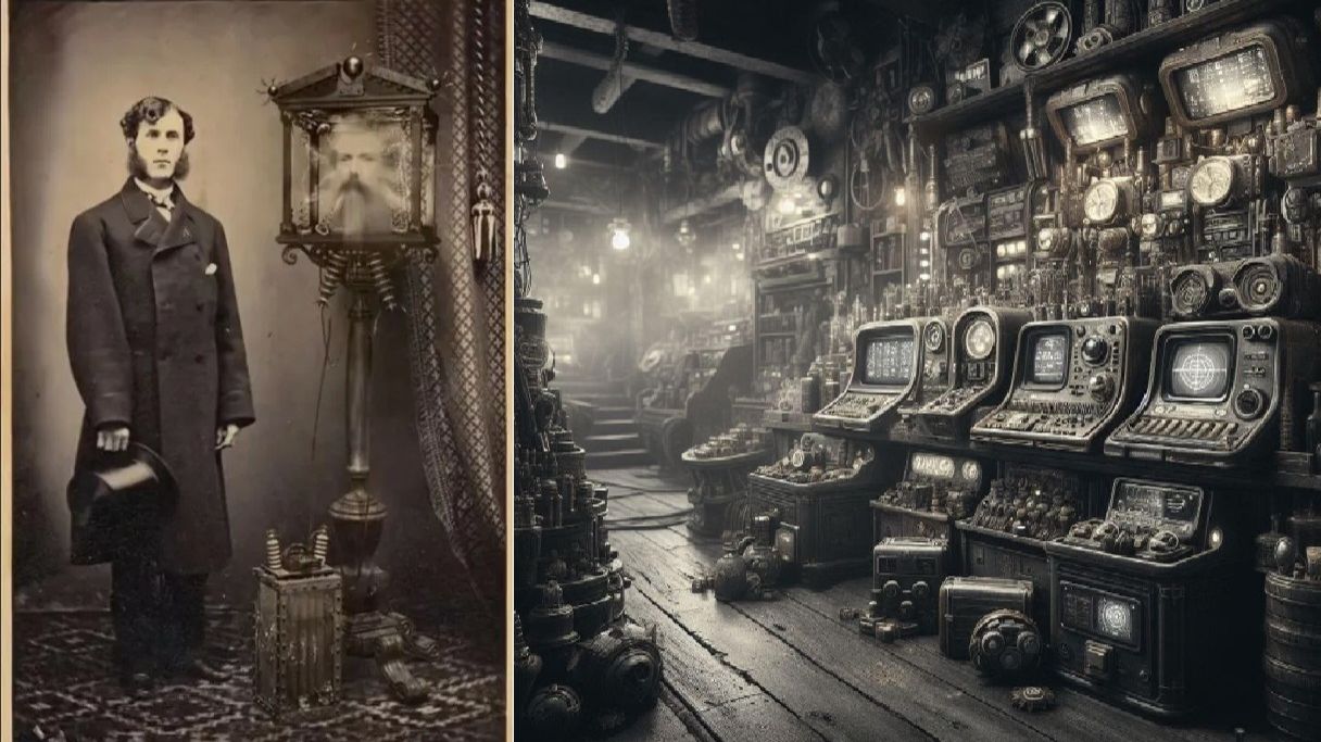 В 19 веке в тоннелях под городом был спрятан аппарат открывающий проход в другой мир