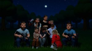 мы с Мироном играем в лесу мод 99ночей в лесу