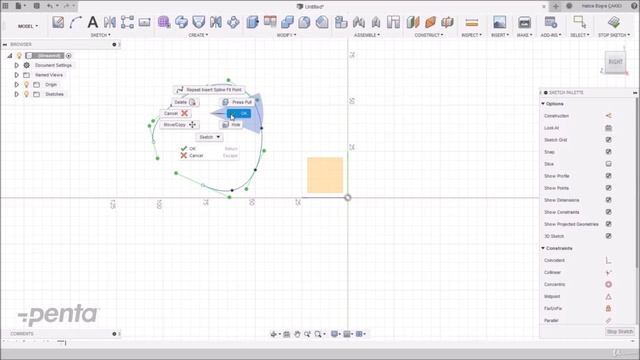 4 - SPLINE CONIC CURVE