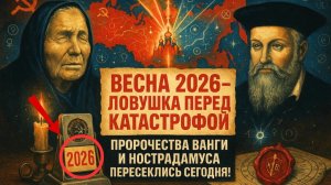 ЭТО СБУДЕТСЯ В 2026! Ванга пророчила： “После трёх зим будет короткая весна”