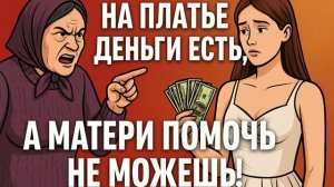 «На платье деньги есть, а матери помочь не можешь!» — наглая свекровь довела невестку до ухода