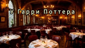 Ресторан в стиле Гарри Поттера. Поезд приносит еду