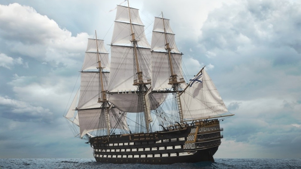 Парусный Линкор 12 Апастолов (Судомоделизм) смотреть онлайн