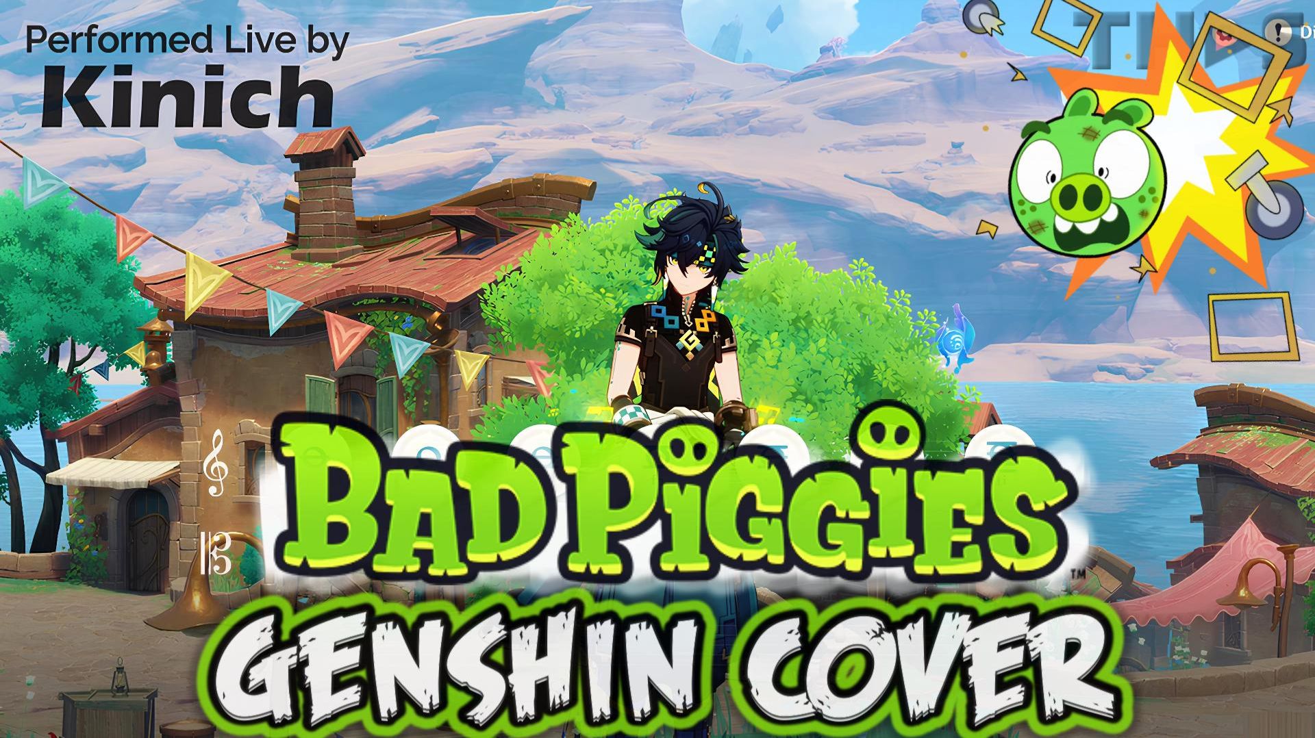 Bad Piggies Theme in Genshin Impact