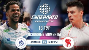 Динамо-ЛО - Белогорье | 13 тур | Основные моменты | Суперлига 2025-2026