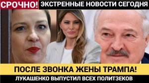 Лукашенко ГРЯНУЛ!  123 политзаключённых на свободе! Беларусь освободила Бабарико и Колесникову!