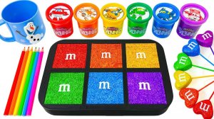 ИГРАЕМ В ЦВЕТНЫЕ СЛАЙМЫ ЗАЛИВАЕМ В ФОРМЫ КВОДРАТОВ ВИДЕО ДЛЯ ДЕТЕЙ ДЕТСКИЙ КАНАЛ ИГРАЛКИ-ЗАЛИПАЛКИ