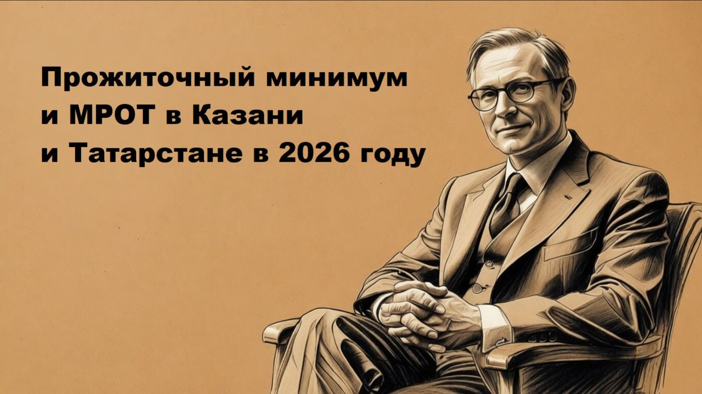 Прожиточный минимум и МРОТ в Казани и Татарстане в 2026 году