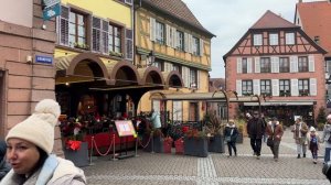 Франция🇫🇷 [4К] Новогодний Рибовиль впечатляет 🔥