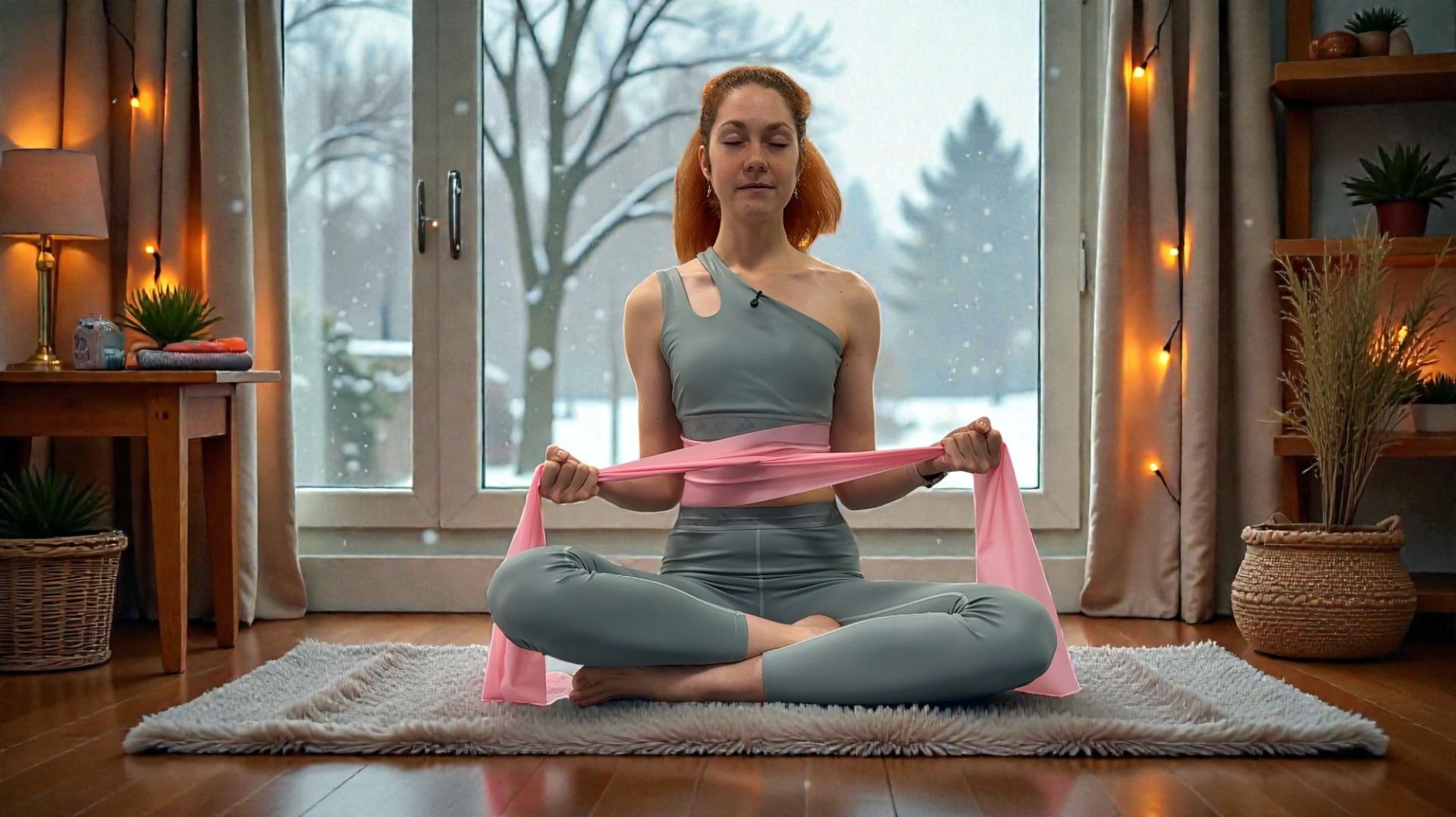 Глубокое дыхание с лентой | Техника для спокойствия