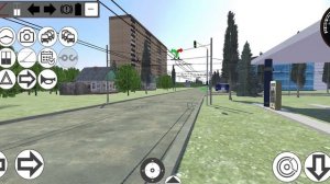 Иза неправильно переведённых стрелок у троллейбуса слетели штатнги и он вылетел с дороги.