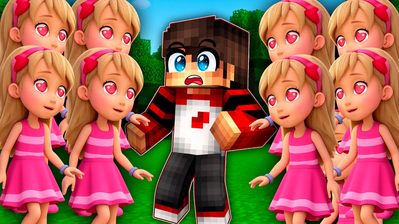 100 КЕЙТИ БЕЗУМНЫХ ФАНАТОК ВЛЮБИЛИСЬ В МЕНЯ В МАЙНКРАФТЕ ЩЕНЯЧИЙ ПАТРУЛЬ