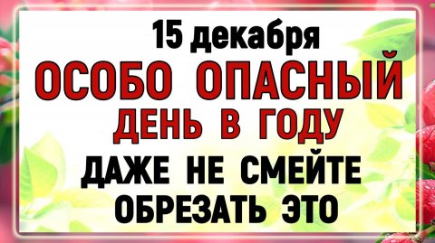 15 декабря - День Аввакума. Что нельзя делать сегодня по народным приметам? Запреты дня и суеверия