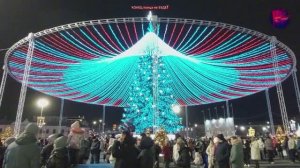 Тула. Самая большая Новогодняя Ёлка в России 2026. Открытие. Рекорд Гиннеса.