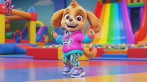 Щенячий патруль, Скай, Маршал, Эверест, Гончик, Крепыш и Роки! самый вирусный танец для детей