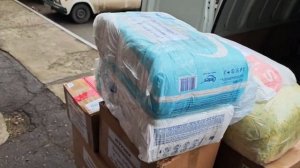 На склад прибыла гуманитарная помощь из Челябинска