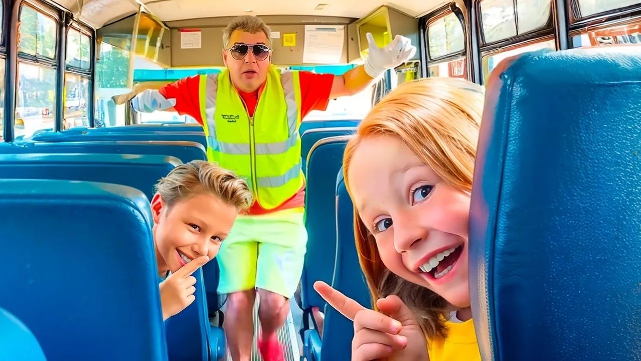 Правила школьного автобуса Насти и её друзей