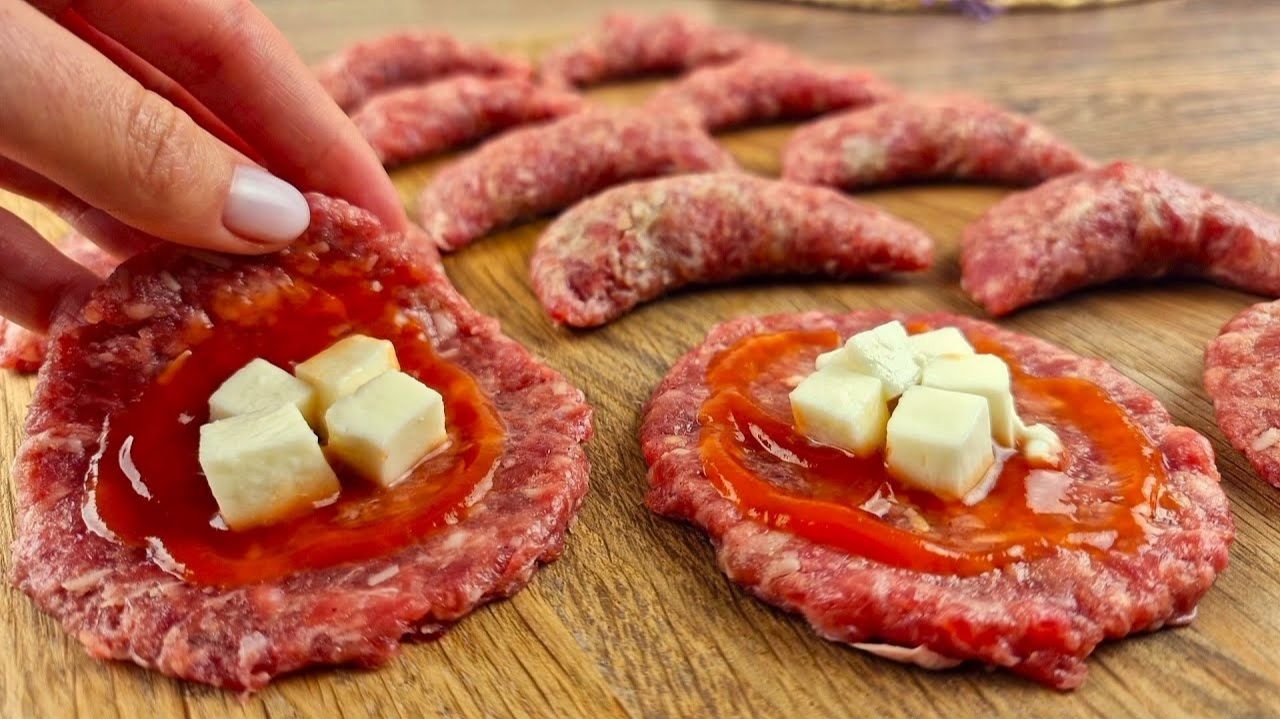 Котлеты больше НЕ ЖАРЮ! Готовлю ТАКУЮ ВКУСНЯТИНУ из фарша в духовке! Оригинальное блюдо из фарша.