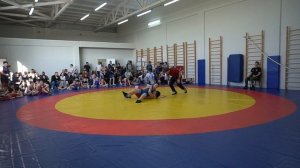 Юные тяжеловесы! Хворостянов Владислав (Новокубанск)-Курочкин Тимофей (Новопокровская)