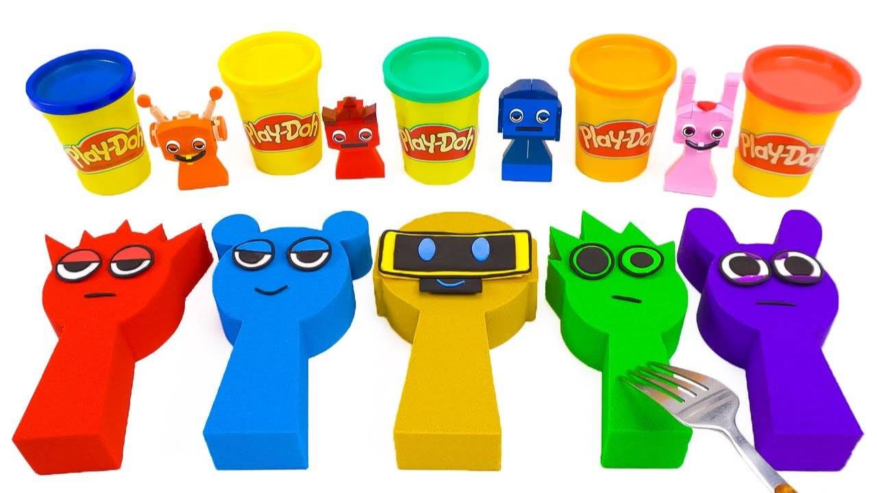 ЛЕПИМ СПРУНКИ ИЗ КИНЕТИЧЕСКОГО ПЕСКА ВИДЕОЛЕПКА ВИДЕО МУЛЬТИКИ ДЛЯ ДЕТЕЙ КАНАЛ ИГРАЛКИ-ЗАЛИПАЛКИ