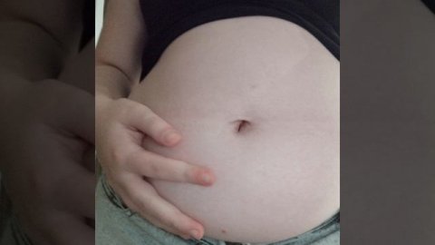 фоточки большого животика.