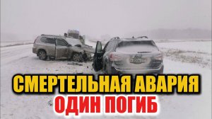 Лобовое столкновение в снегопад унесло жизнь водителя