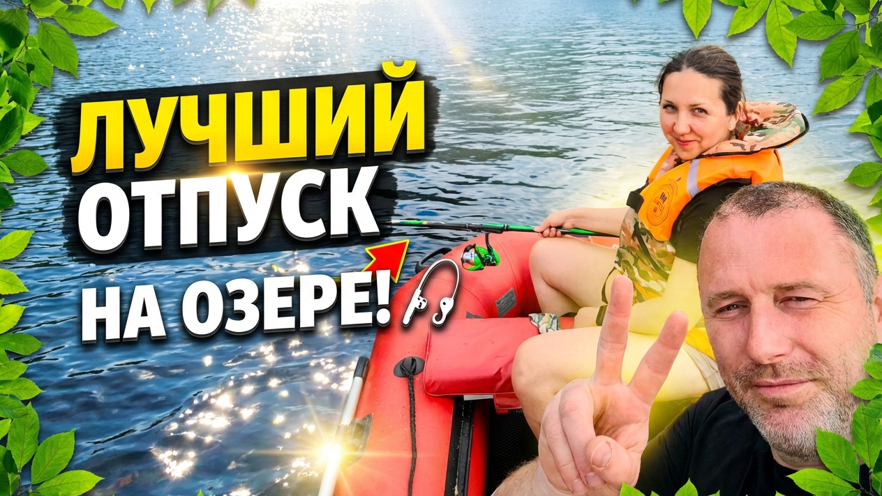 2024#8 Отпуск в лесу  на берегу озера. Кемпинг ️. Рыбалка .  Офигенная баня ♀️. смотреть онлайн