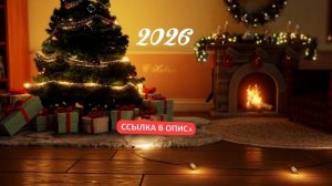 Новогодняя гирлянда 2026 - футаж поздравление с новым годом