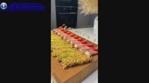 Новогодние рулетики