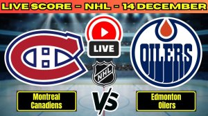 Монреаль — Эдмонтон NHL сезон 25/26 | 14.12.2025 Прямая трансляция