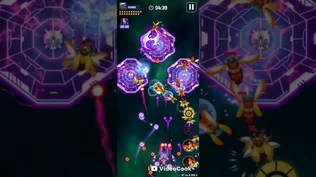 Space Shooter Galaxy Attack. Уровень 28-1 пройден