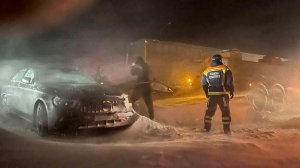 Около 150 человек эвакуировали с заснеженной трассы в Саратовской области