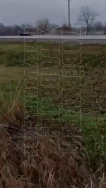 Герань-2 села прямо на дорогу. Буря эмоций у оператора.