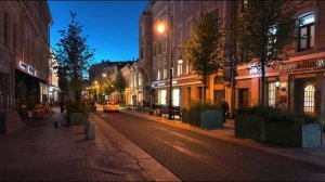 🌆Летний вечер в Москве прогулка у Большого театра по Большой Дмитровке и огням города✨