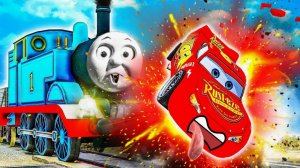 ПАРОВОЗИК ТОМАС И ЕГО ДРУЗЬЯ ЧЕЛОВЕК ПАУК МОЛНИЯ МАКВИН ПАРОВОЗИКИ МУЛЬТИКИ ДЛЯ ДЕТЕЙ