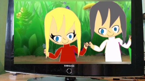 Luntyk and his friends on television