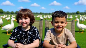 Играю в Roblox в сумасшедшего гуся с Мироном