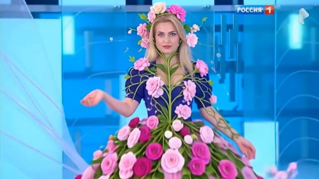 Красивая цветочная принцесса Дарья.