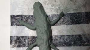 обзор ящерицы из глины