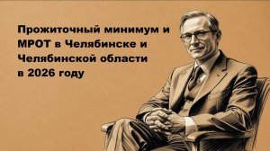 Прожиточный минимум и МРОТ в Челябинске и Челябинской области в 2026 году