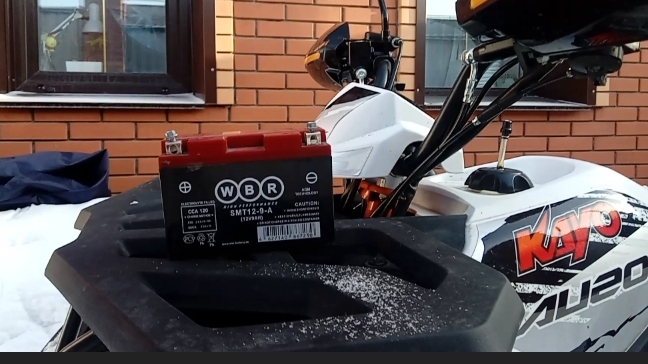 Запуск Квадроцикла Kayo Au 200 после недели морозов. смотреть онлайн