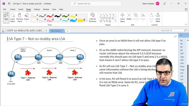 023. Checking the different LSA types on MikroTik RouterOS v7 [RU]